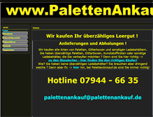 Tablet Screenshot of palettenankauf.de